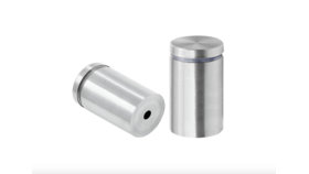 Image of a 1"x 2" Silver Sign Standoffs