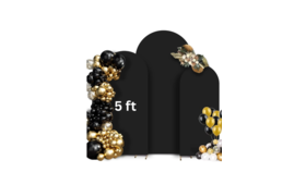 Image of a Arch Cover - 5' - Black