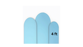 Image of a Arch Cover - 4' - Baby Blue