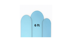 Image of a Arch Cover - 6' - Baby Blue