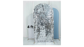 Image of a Arch Cover - 4' - Silver