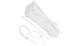 Image of a White Zip Tie (12")