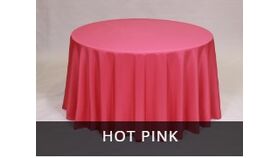 Image of a 20" x 20" Polyester Hot Pink Napkins