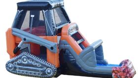 Image of a Skid Loader Bounce House